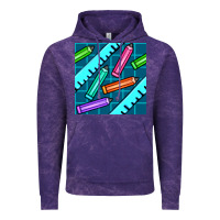 Cloud Purple school pencil seamless pattern Vintage Hoodie - BundleAndBundleShop