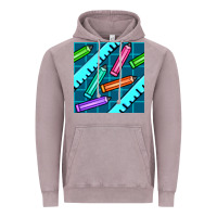 Vintage Zinc school pencil seamless pattern Vintage Hoodie - BundleAndBundleShop