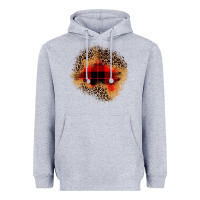 Heather Grey christmas patch Heavyweight Hoodie - JahusDesignShop