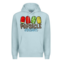 Blue Mist popsicle season Premium Hoodie - RacoonDesign
