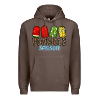 Coffee popsicle season Premium Hoodie - RacoonDesign