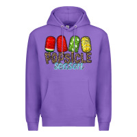 Purple popsicle season Premium Hoodie - RacoonDesign