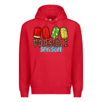 Red popsicle season Premium Hoodie - RacoonDesign