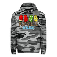 Slate Camo popsicle season Premium Hoodie - RacoonDesign