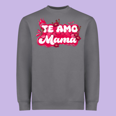 Te Amo Mama Heavyweight Sweatshirt Designed By Jahusdesignshop