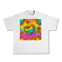 Lunar Rock Pride lgbtq leopard hearts and sunflowers seamless Urban Heavy Tee - BundleAndBundleShop