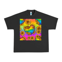 Pigment Black Pride lgbtq leopard hearts and sunflowers seamless Urban Heavy Tee - BundleAndBundleShop