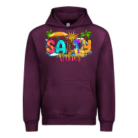 Mauve Wine salty vibes Urban Hoodie - RanaPortraitStore