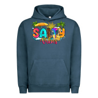 Pigment Midnight Navy salty vibes Urban Hoodie - RanaPortraitStore