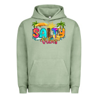 Pigment Oil Green salty vibes Urban Hoodie - RanaPortraitStore