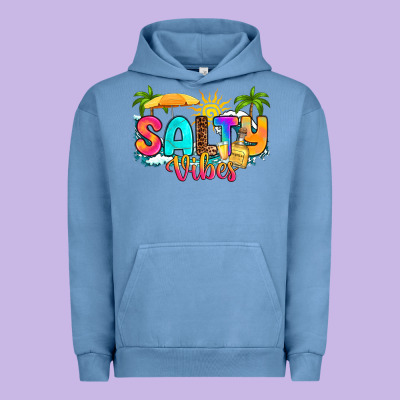 Salty Vibes Urban Hoodie Designed By Ranaportraitstore