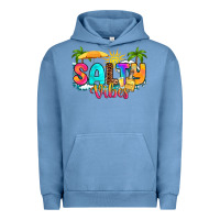Pigment Pebble Blue salty vibes Urban Hoodie - RanaPortraitStore