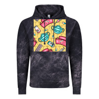 Cloud Black nurse medicine seamless pattern Vintage Hoodie - BundleAndBundleShop