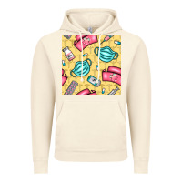 Vintage Artic nurse medicine seamless pattern Vintage Hoodie - BundleAndBundleShop