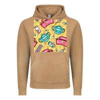 Vintage Camel nurse medicine seamless pattern Vintage Hoodie - BundleAndBundleShop