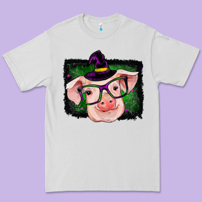 Pig Halloween Premium Tee Designed By Ranaportraitstore