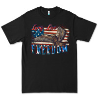 Black Long live freedom 4th of july Premium Tee - CowGirlArtShop