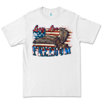 White Long live freedom 4th of july Premium Tee - CowGirlArtShop