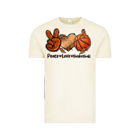 Vintage Arctic Peace Love Basketball Vintage Tee - FaDigitalArtStudio