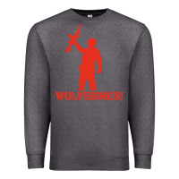 Charcoal Heather red dawn wolverines Premium Sweatshirt - baoMotion
