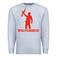 Heather Grey red dawn wolverines Premium Sweatshirt - baoMotion