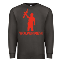 Smoke red dawn wolverines Premium Sweatshirt - baoMotion