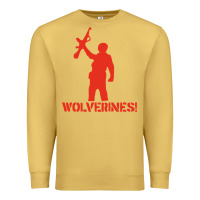 Antique Gold red dawn wolverines Premium Sweatshirt - baoMotion
