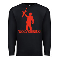 Black red dawn wolverines Premium Sweatshirt - baoMotion