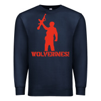 Navy red dawn wolverines Premium Sweatshirt - baoMotion