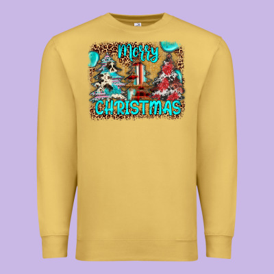 Merry Christmas Premium Sweatshirt Designed By Jahusdesignshop