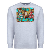 Heather Grey merry christmas Premium Sweatshirt - JahusDesignShop