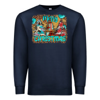 Navy merry christmas Premium Sweatshirt - JahusDesignShop