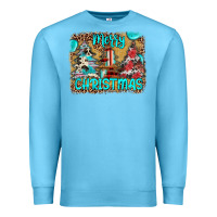 Ocean Blue merry christmas Premium Sweatshirt - JahusDesignShop