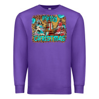 Purple merry christmas Premium Sweatshirt - JahusDesignShop