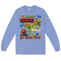 Colony Blue ready to crush preschool Long Sleeve Tee - BundleAndBundleShop