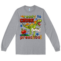 Heather Grey ready to crush preschool Long Sleeve Tee - BundleAndBundleShop