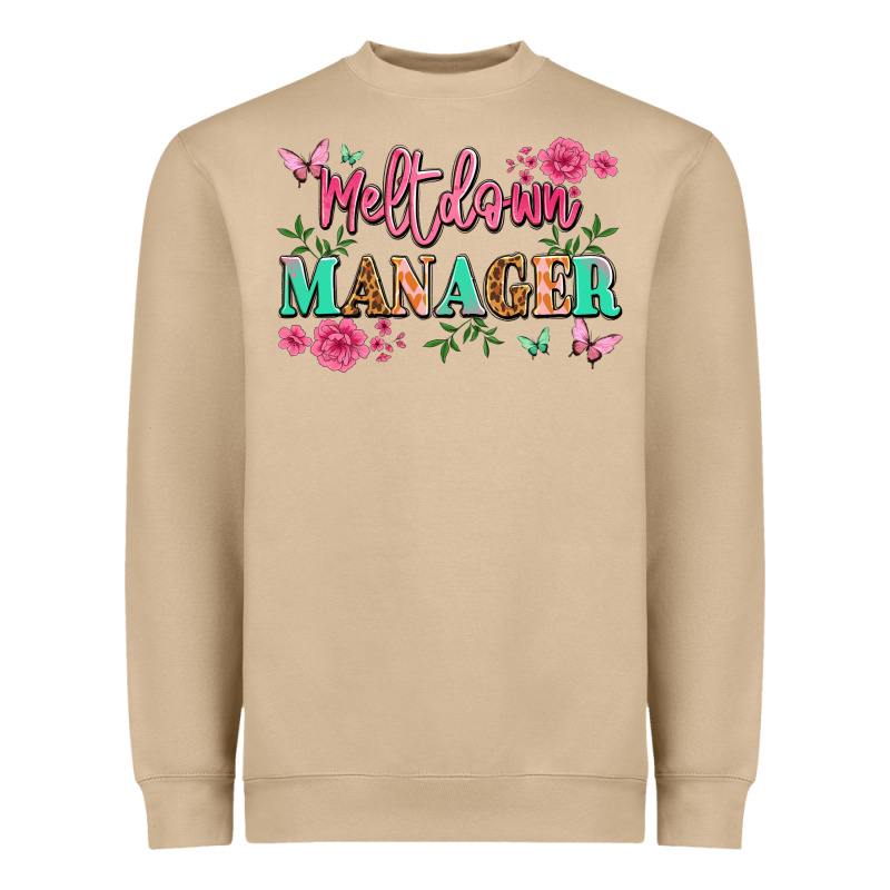 Meltdown Manager Heavyweight Sweatshirt by JahusDesignShop | Teevron
