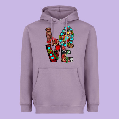 Christmas Love Heavyweight Hoodie Designed By Jahusdesignshop