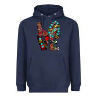 Navy christmas love Heavyweight Hoodie - JahusDesignShop