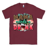 Burgundy Mama needs a drink mothers day Classic Tee - CowGirlArtShop