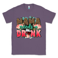 Lavender Mama needs a drink mothers day Classic Tee - CowGirlArtShop