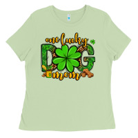 Matcha One lucky dog mom St. Patrick's Ladies Tee - OliviaCreatesArt