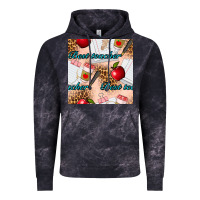 Cloud Black Best Teacher Seamless Pattern Vintage Hoodie - BundleAndBundleShop