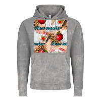 Cloud Rock Best Teacher Seamless Pattern Vintage Hoodie - BundleAndBundleShop