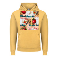 Vintage Mustard Best Teacher Seamless Pattern Vintage Hoodie - BundleAndBundleShop