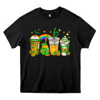 Black st patricks day coffee Heavy Core Tee - Jasminsmagicworld