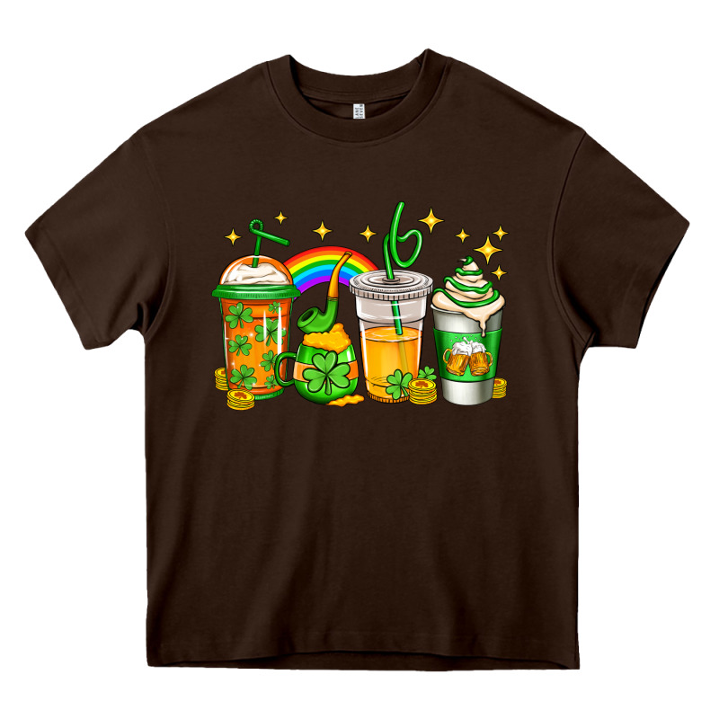 St Patricks Day Coffee Heavy Core Tee by Jasminsmagicworld | Teevron