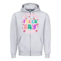 Heather Grey field day let the games begin Zipper Hoodie - JahusDesignShop