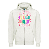 Oatmeal Heather field day let the games begin Zipper Hoodie - JahusDesignShop