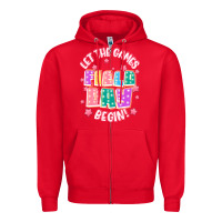 Red field day let the games begin Zipper Hoodie - JahusDesignShop